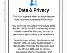 Apple iOS 11.3 incorporates a new privacy icon alerting users when their personal data is required. (Source: Apple)
