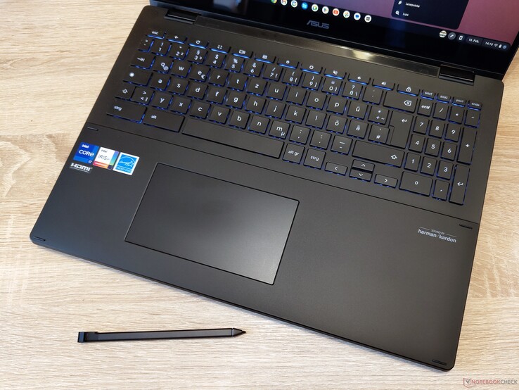 Input devices on the Chromebook Flip CX5