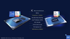 Intel Xe LP iGPU and Xe Max comparison. (Source: Intel)