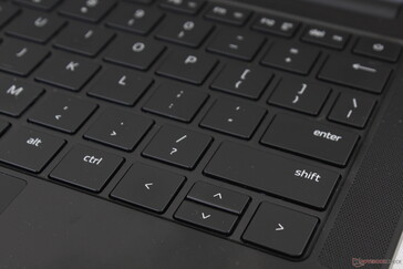 Key travel and feedback feel shallow and light even for a subnotebook. We would have preferred firmer and deeper keys