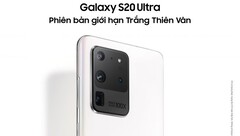 The Galaxy S20 Ultra Limited Edition White. (Source: Samsung Vietnam)