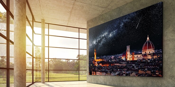 Cover a whole wall. (Image source: LG)