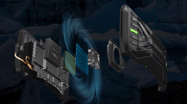 The Black Shark 2 continues the line's Liquid Cooling tradition, which apparently has a "tower-inspired" design this year. (Source: GizmoChina)