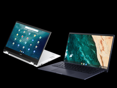 The premium-grade features on the new ChromeBook CX9 and Flip CX5 models suggest higher-than-usual prices. (Image Source: Asus)