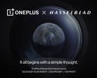 The OnePlus 9 series smartphones will be the first to debut a new partnership with Hasselblad. (Image: OnePlus)