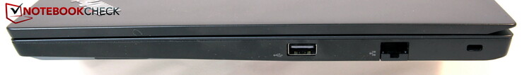 Right: USB-A 2.0, LAN, Kensington