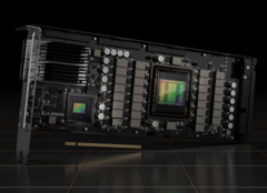 Nvidia&#039;s upcoming Blackwell RTX 50 lineup could finally make the transition to an MCM architecture. (In pic: Nvidia Grace Hopper H100 CNX)