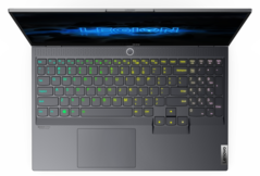 Lenovo Legion Slim 7i with Corsair RGB keyboard. (Image Source: Lenovo)
