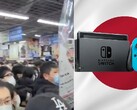 PS5 restock attracted a crowd in Japan but the Switch is still the sales champion. (Image source: @AJapaneseDream/WorldGrain/Nintendo)