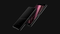 Renders of the Xperia XZ4 Compact. (Source: Onleaks)
