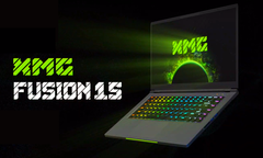 Schenker has partnered with Intel for the XMG Fusion 15. (Image source: Schenker)