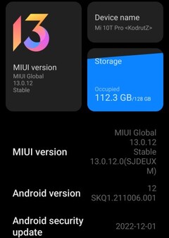MIUI Global 13.0.12 Stable ROM now on hand (Source: Own)