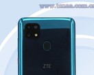 The square-cammed new ZTE phone. (Source: TENAA)