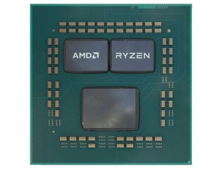 If AMD uses the same two-chiplet layout as in previous Ryzen CPUs, 16-core chiplets could theoretically make 32-core consumer CPUs possible. (Image source: Guru3D)
