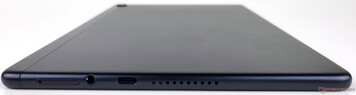 Bottom case (card slot, 3.5 mm jack, USB port, speaker)