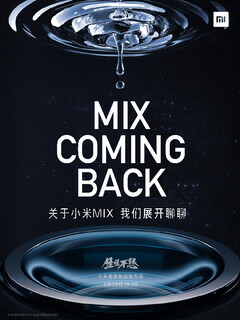 The first Mi Mix device in years will debut on March 29. (Image source: Xiaomi - edited)