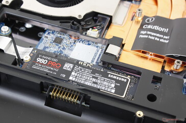 Primary PCIe4 x4 NVMe SSD with no additional cooling included