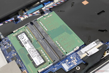 Accessible 2x SODIMM slots; an uncommon sight on 2-in-1 laptops