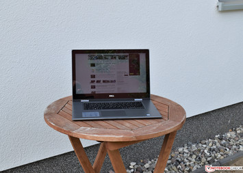 The Dell Inspiron 15 5579 in the shade