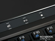 The special function touch buttons.