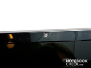 The webcam installed in the display. The webcam installed in the display.