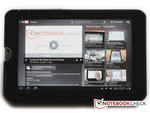 YouTube on the Toshiba AT100 YouTube on the Toshiba AT100