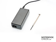 The power adapter is nice and small and light. The power adapter is nice and small and light.