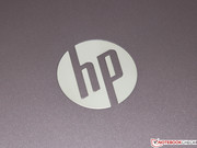 One HP logo here, ...
