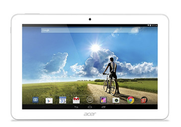 Acer Iconia Tab 10 straight on white