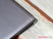 While the display back is partially made from aluminum, ... While the display back is partially made from aluminum, ...