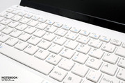 Used once again: the chiclet keyboard.