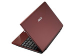 Asus Eee PC 1201T in red. Black and silver versions are also available.