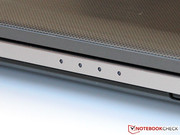Many LEDs indicate the operating status. Many LEDs indicate the operating status.