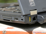 especially wide USB sticks can just be connected to a USB 2.0 port