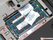 Both RAM slots are taken by 2x 4 GB modules, ...