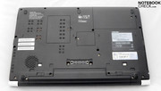 You have to remove the screws on the underside of the notebook to get to the inner workings. You have to remove the screws on the underside of the notebook to get to the inner workings.