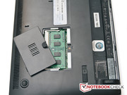 Via the hatch you get access to the RAM module.
