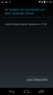 The Nexus 5 is provided directly with updates.
