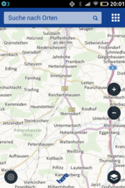 Nokia's Here Maps is installed.