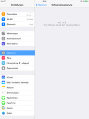Apple chose iOS 7.0.4 for their operating system.