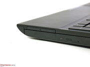 Optical drive with support for the standard DVDs and CDs.
