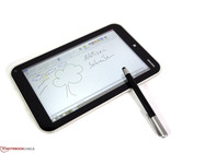 Capacitive stylus with rubber tip