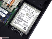 The system includes an additional plater-based hard drive with 750 GB.