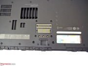 The integrated docking port on the underside is meant for Dell's special docking station.