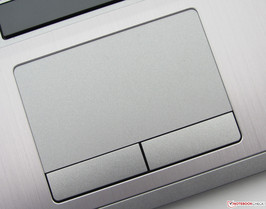 The touchpad supports multi-touch