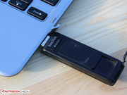 The keyboard dock alongside its two additional USB ports is good for productivity.