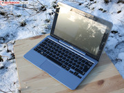 finger operation in tablet style on the new Metro interface.