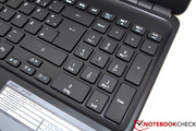 The dedicated number pad is close to the main keyboard area.