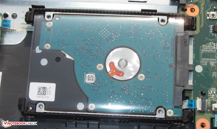Replacing the hard drive is no problem