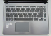 Overview of the keyboard and the touchpad.
